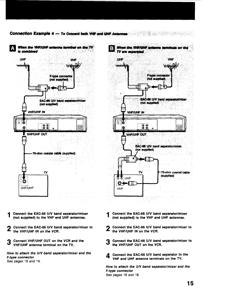 Hmeetton exwilfri | Sony SLV-373UC User Manual | Page 15 / 60
