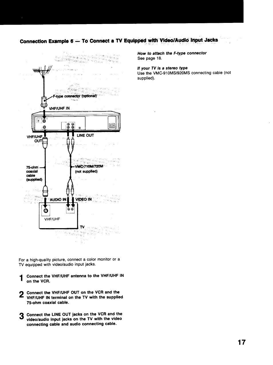Sony SLV-373UC User Manual | Page 17 / 60