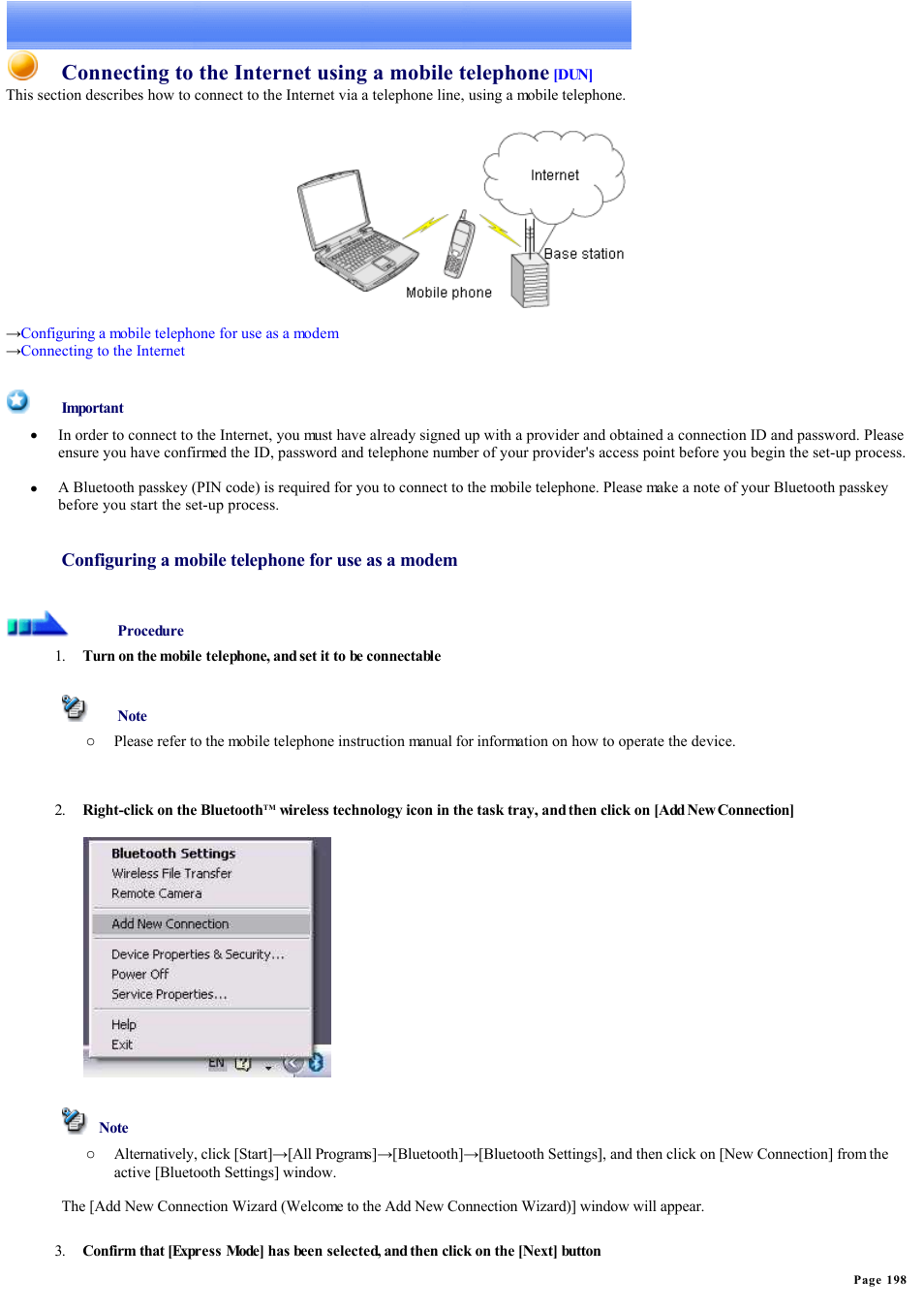 Using a mobile telephone | Sony Bluetooth Utility User Manual | Page 198 / 738