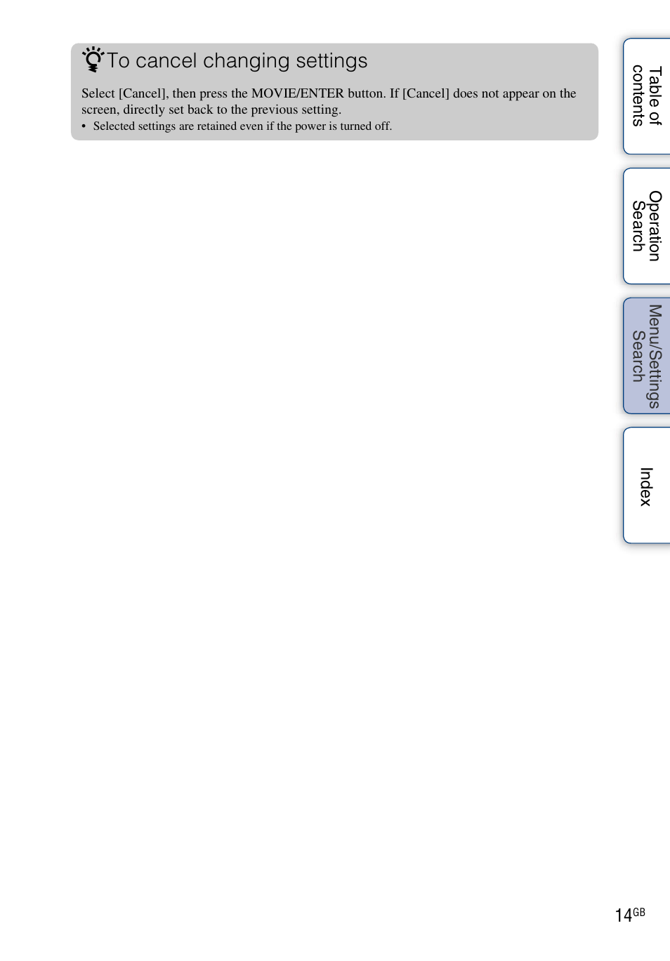 Sony bloggie MHS-FS2K User Manual | Page 14 / 80