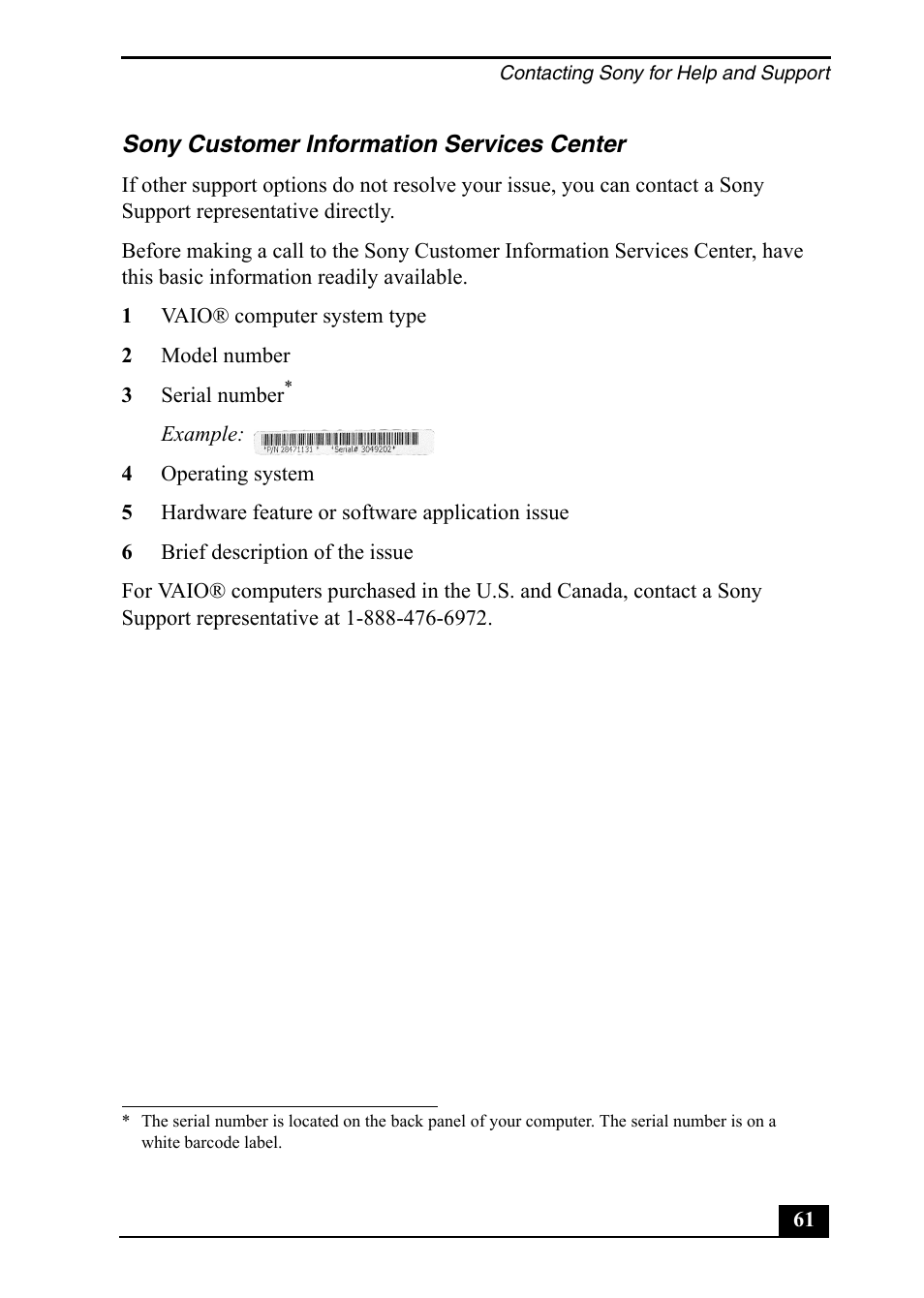 Sony PCV-RZ20CP User Manual | Page 61 / 64