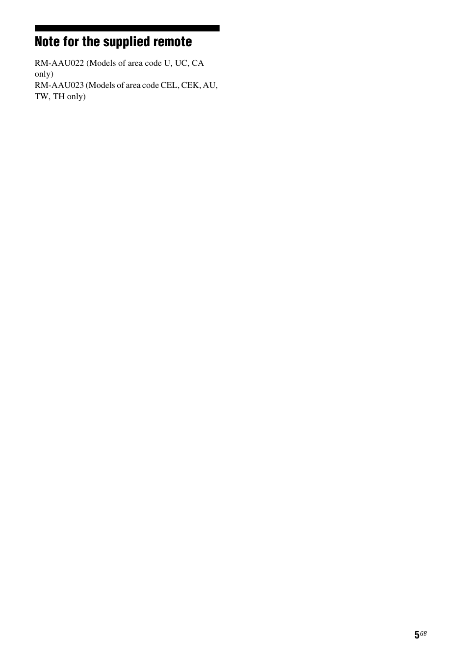 Sony STR-KS2300 User Manual | Page 5 / 76