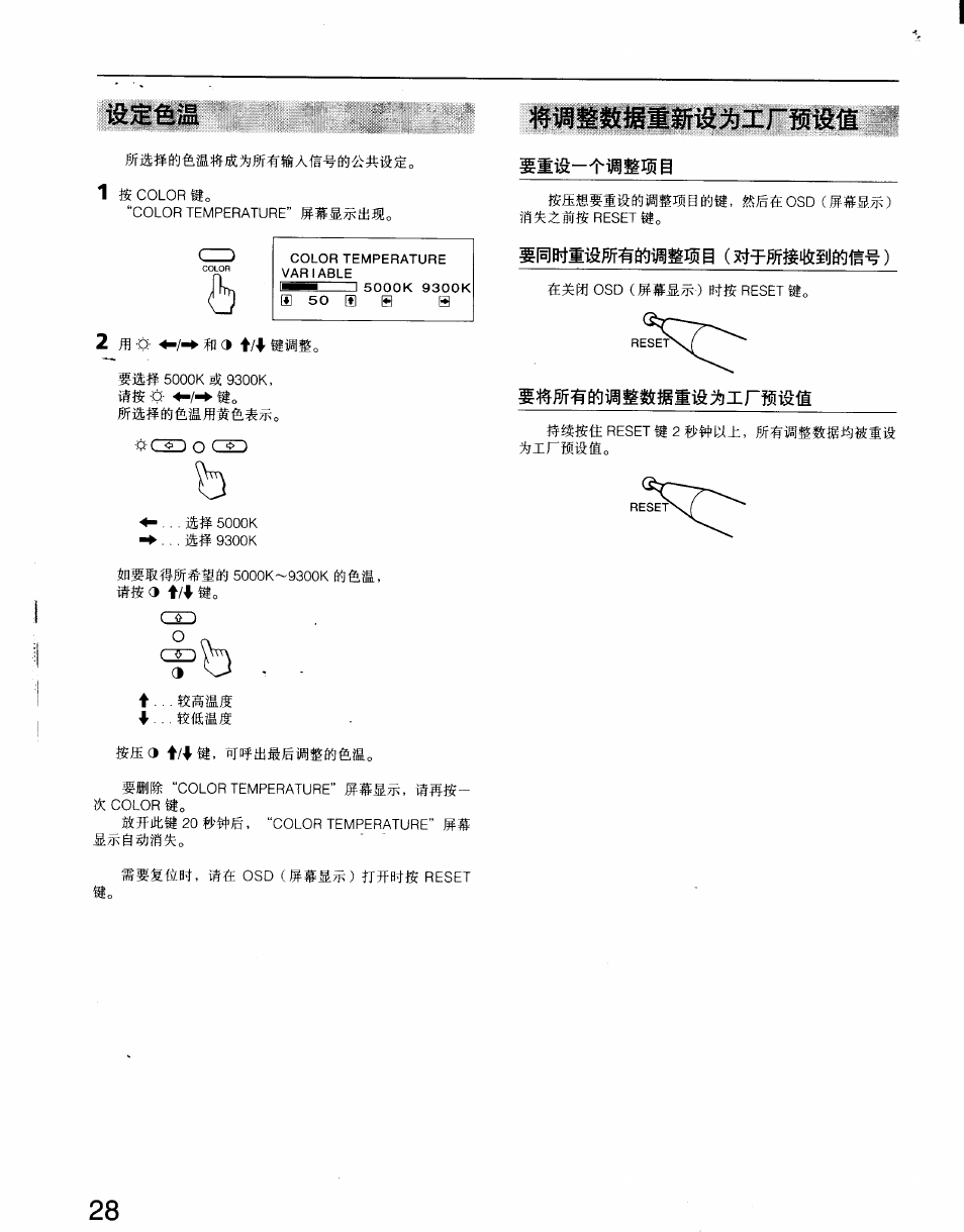 Sony CPD-100SF User Manual | Page 28 / 30