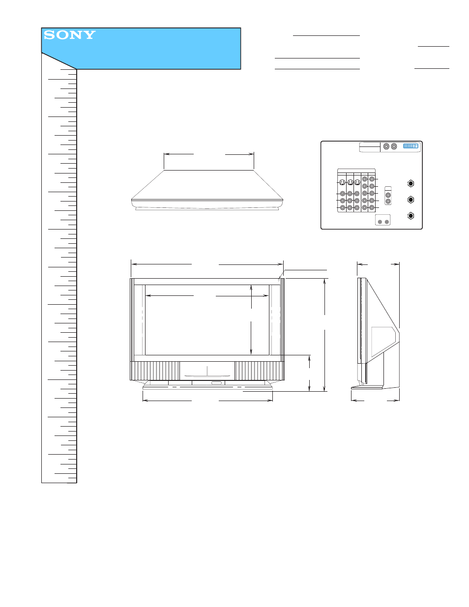 Sony KF-42WE610 User Manual | 1 page