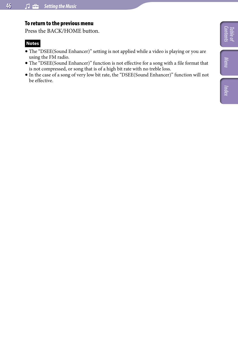 Sony NWZ-S716FSNC User Manual | Page 46 / 140