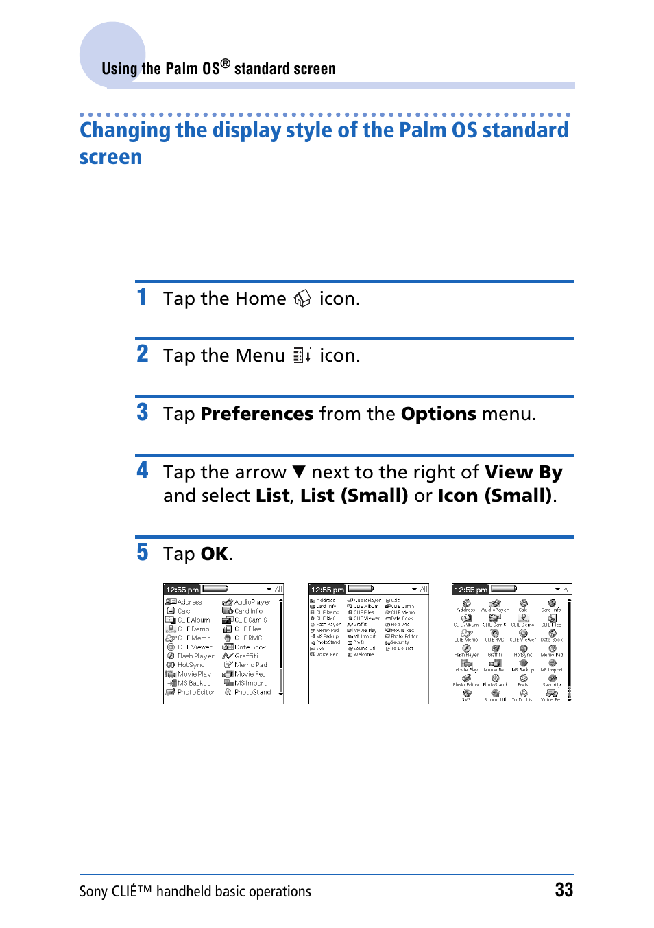 Sony PEG-NZ90 User Manual | Page 33 / 186