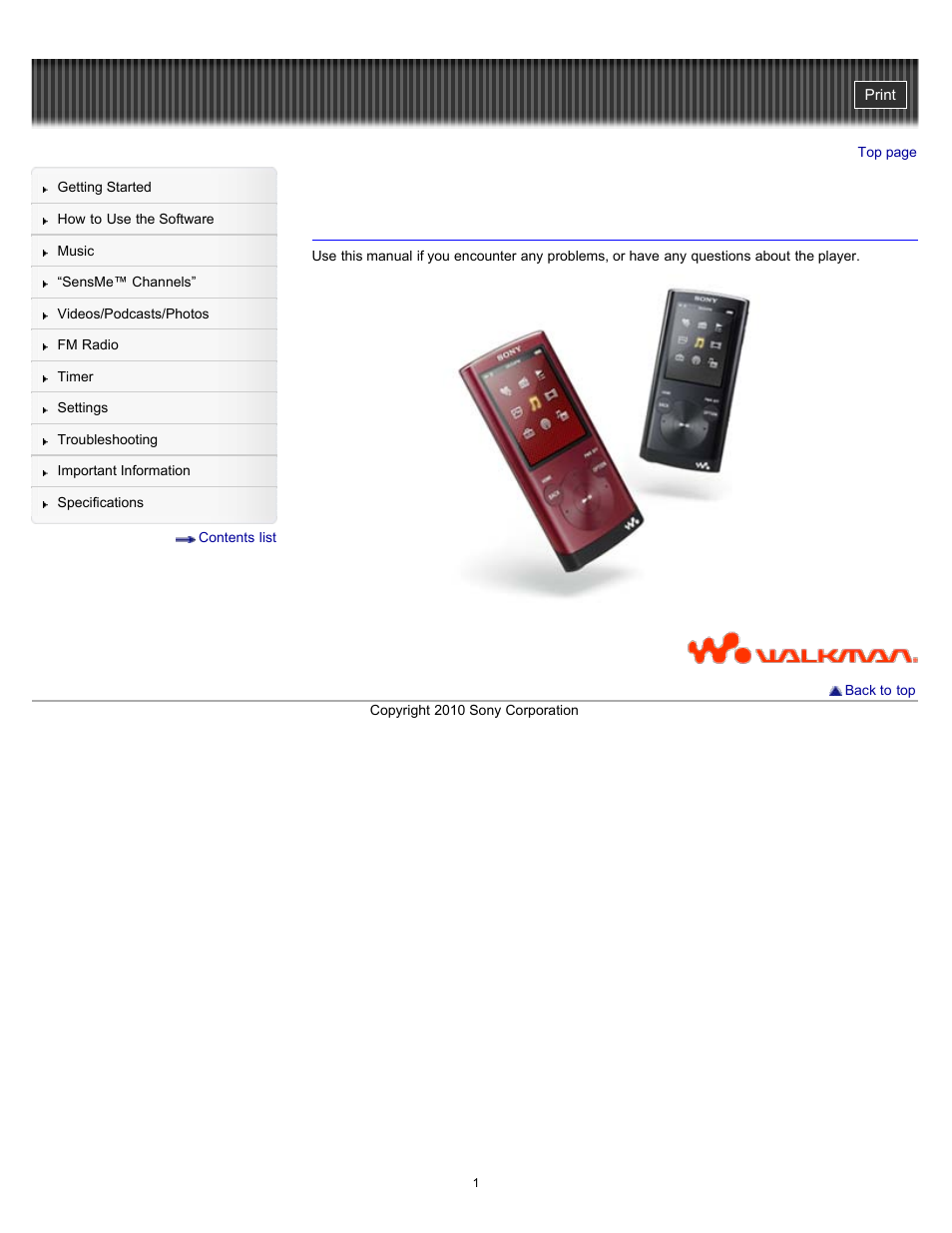 Sony NWZ-E353RED User Manual | 239 pages
