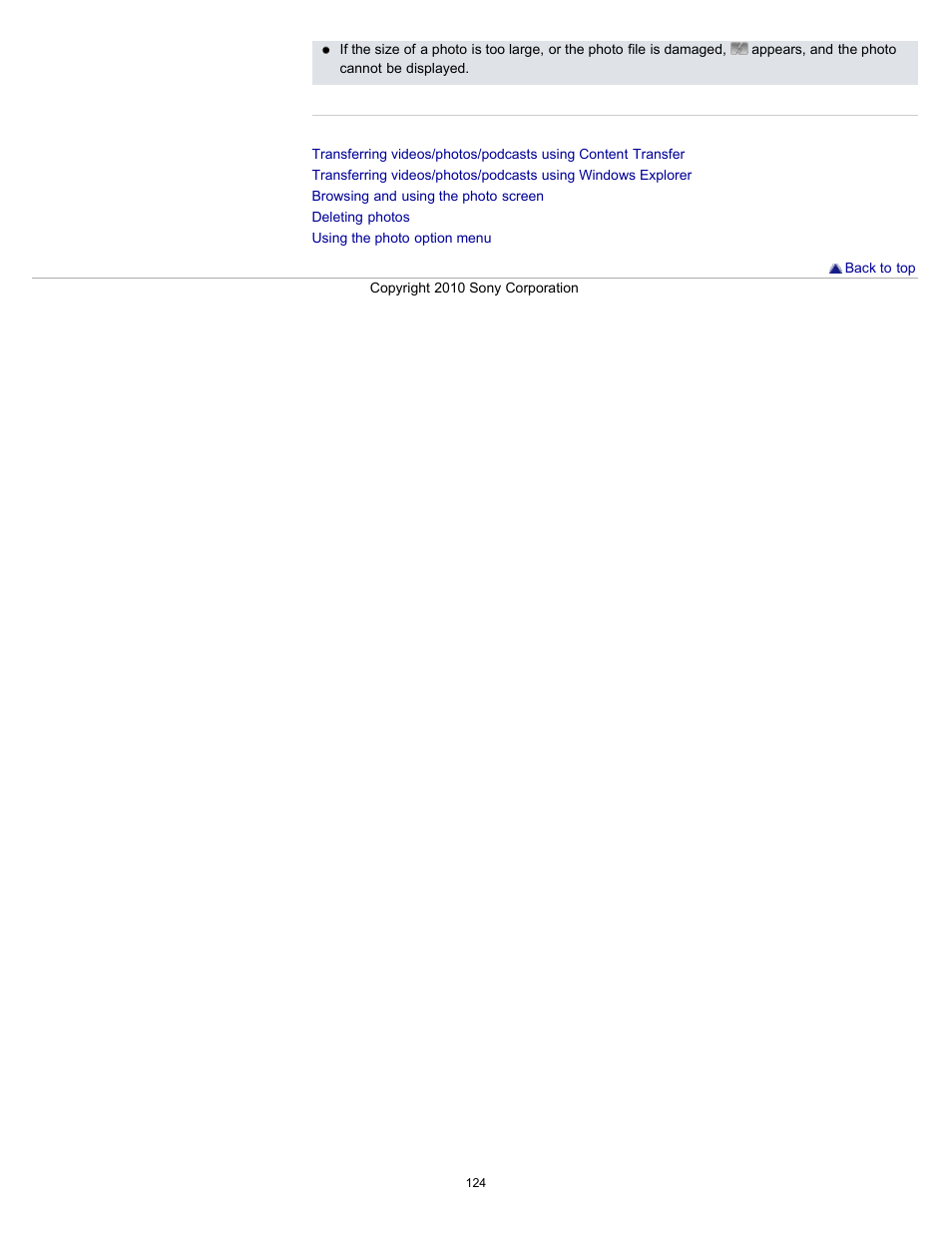 Sony NWZ-E353RED User Manual | Page 124 / 239
