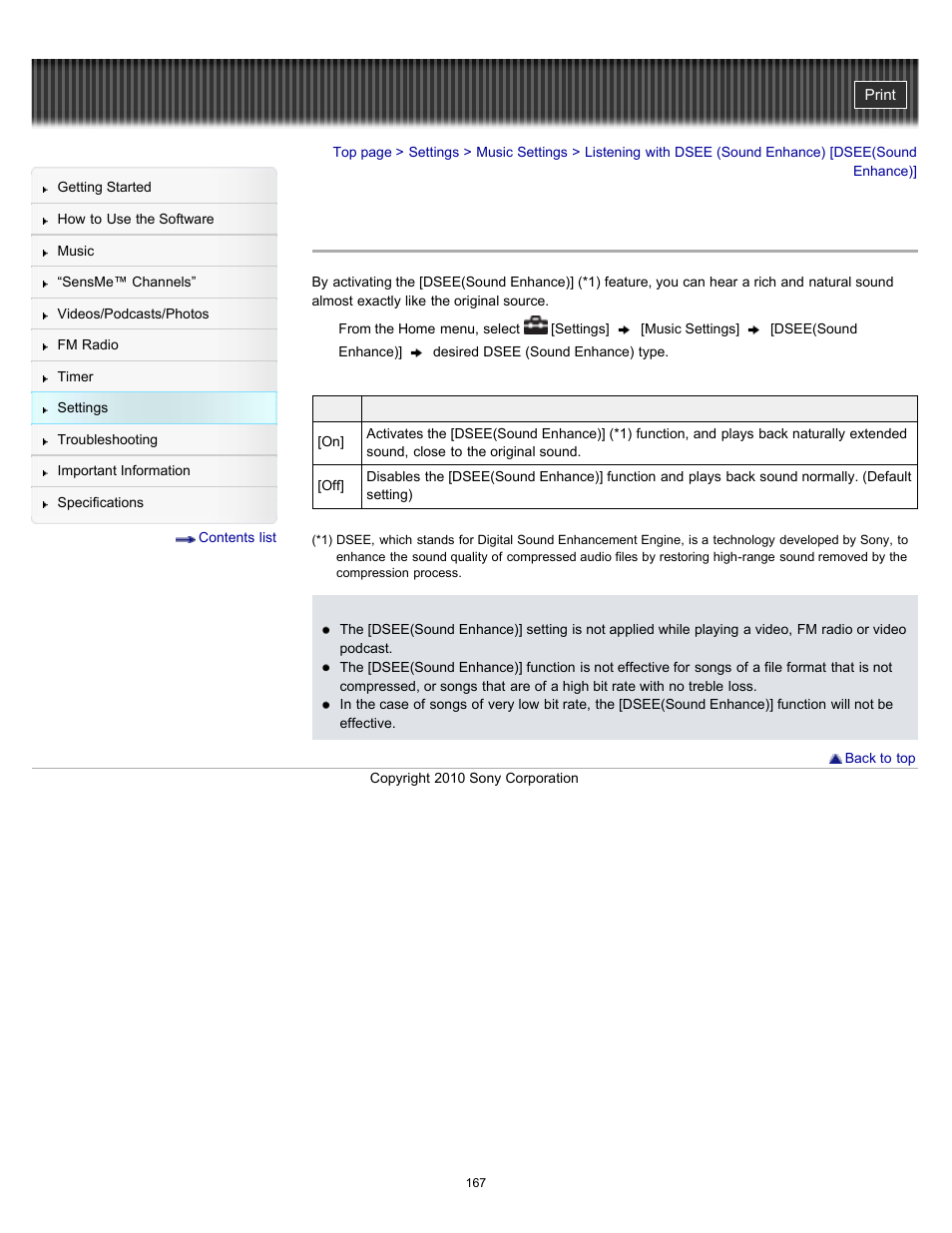 Sony NWZ-E353RED User Manual | Page 167 / 239