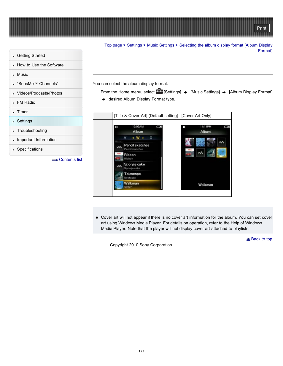 Sony NWZ-E353RED User Manual | Page 171 / 239