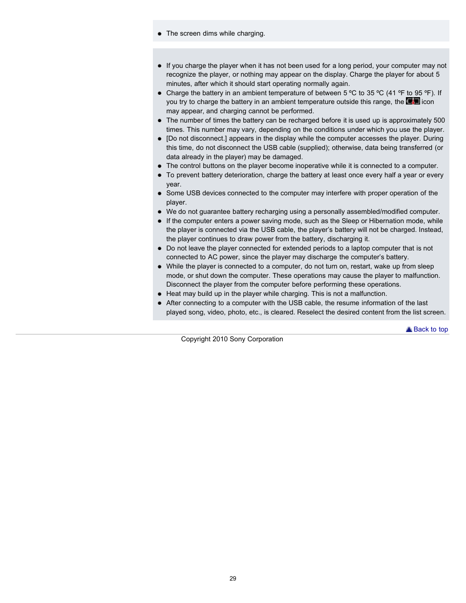 Sony NWZ-E353RED User Manual | Page 29 / 239