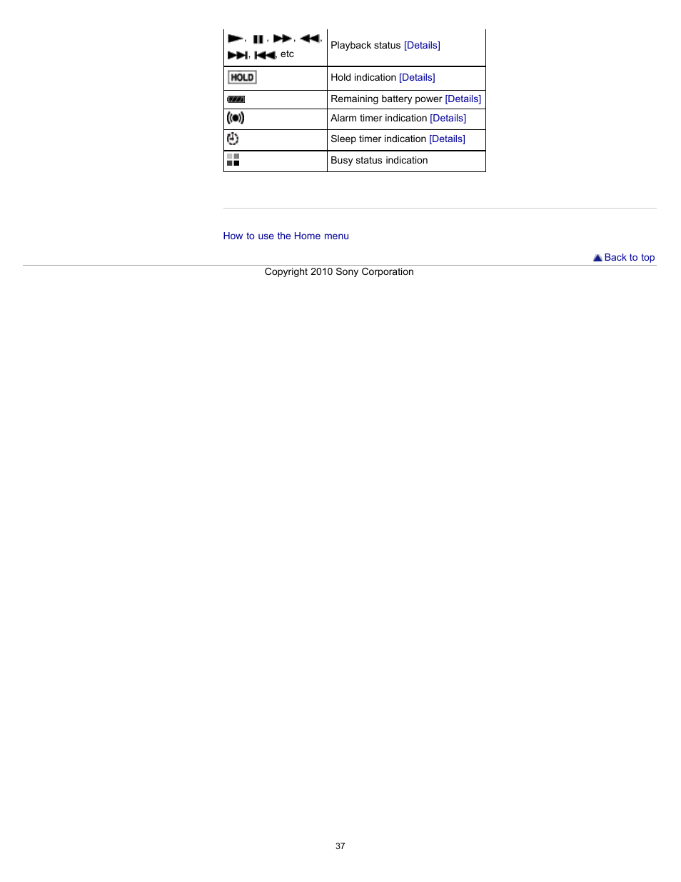 Sony NWZ-E353RED User Manual | Page 37 / 239