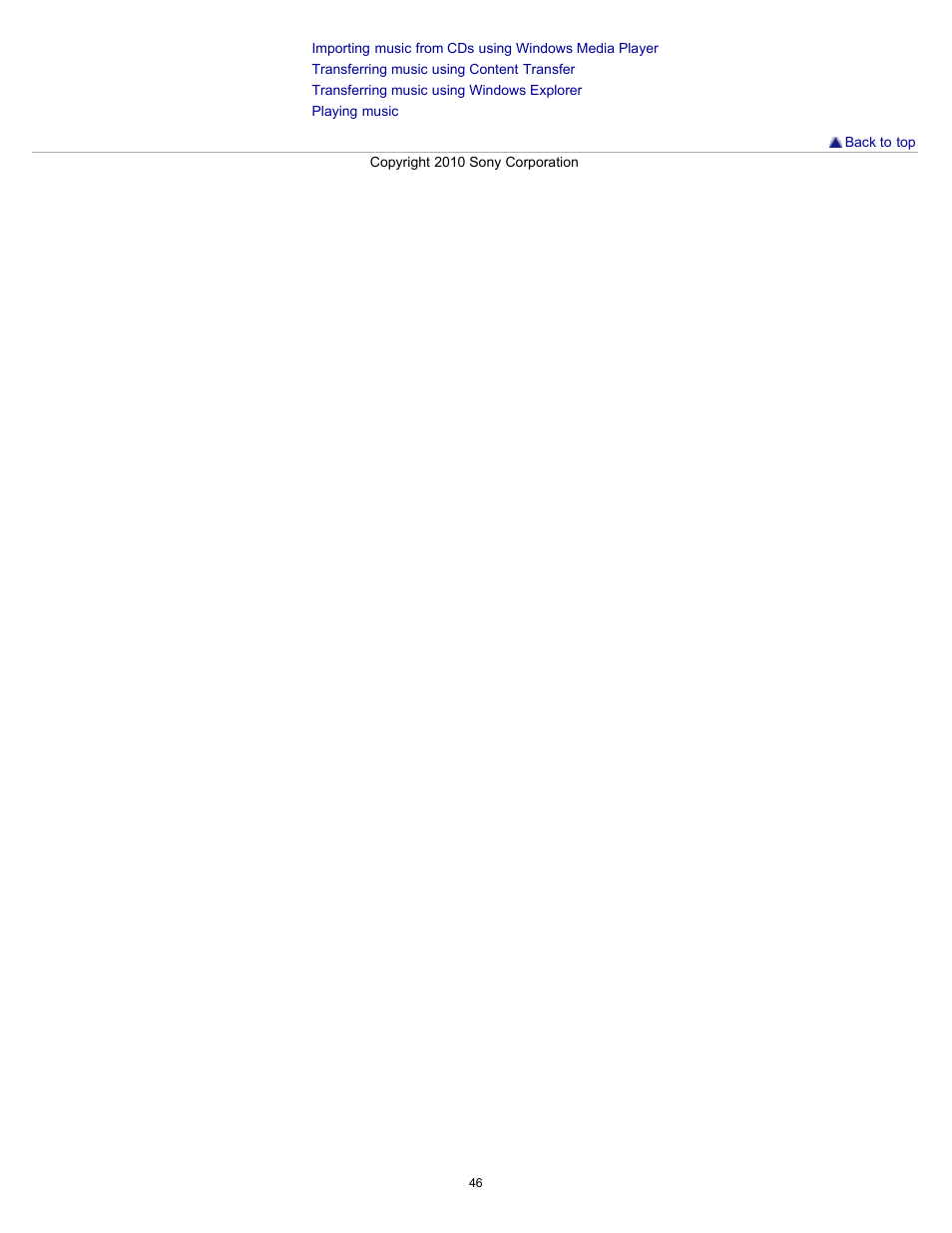 Sony NWZ-E353RED User Manual | Page 46 / 239