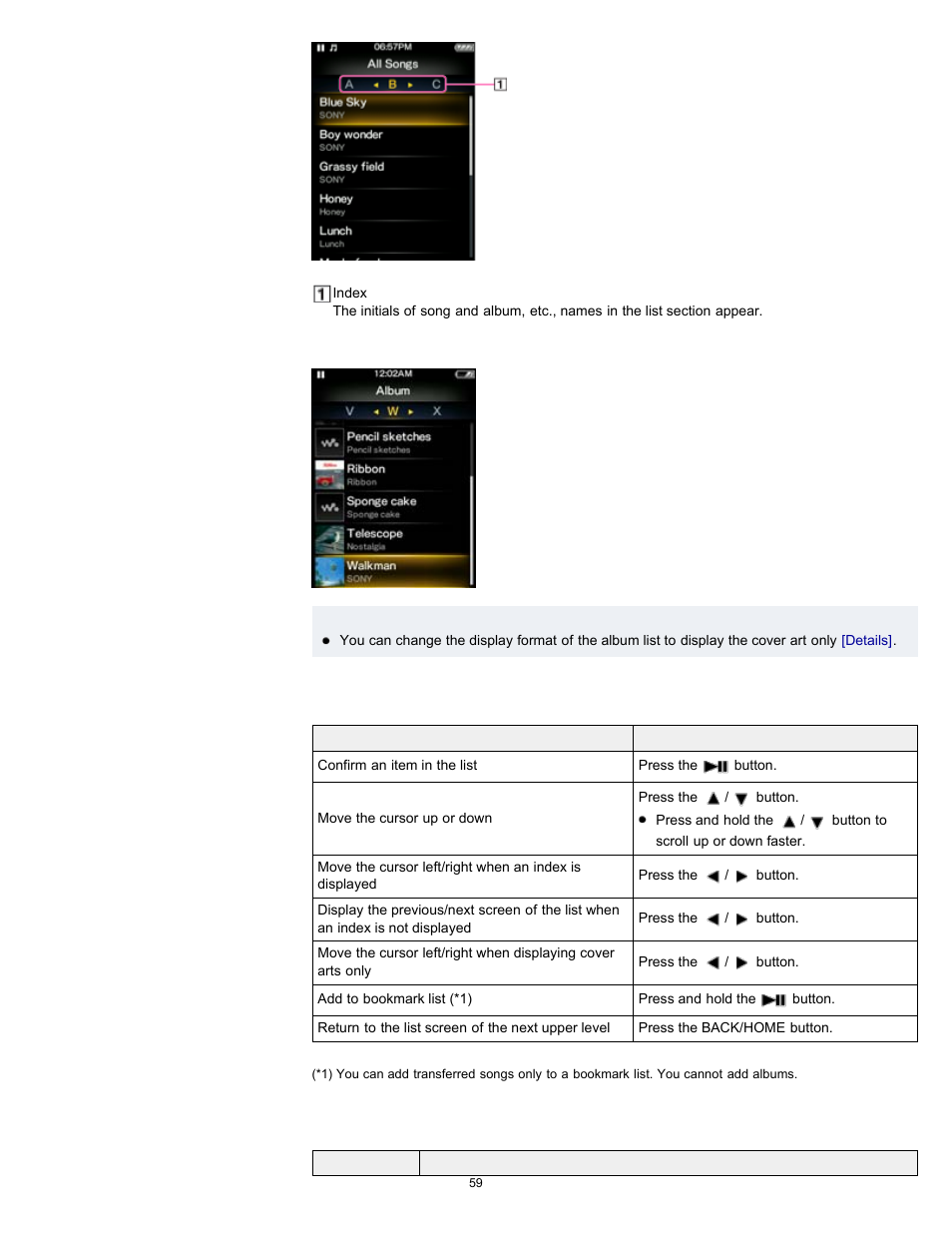 Sony NWZ-E353RED User Manual | Page 59 / 239