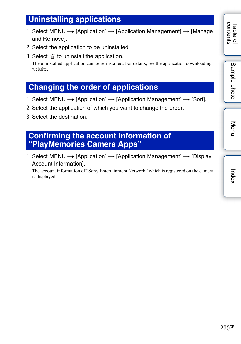 Sony NEX-5R User Manual | Page 220 / 247
