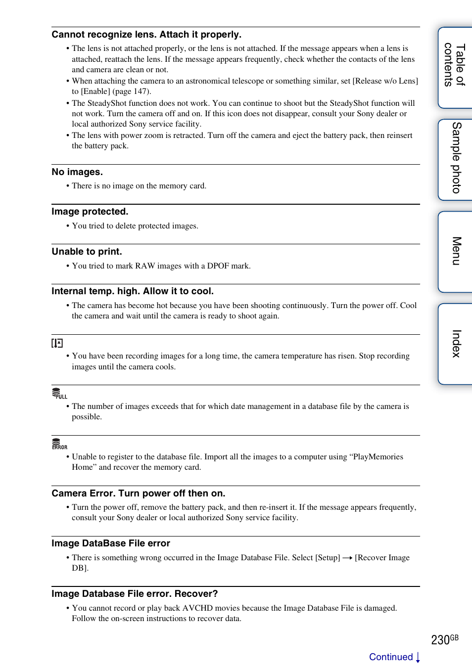 Sony NEX-5R User Manual | Page 230 / 247