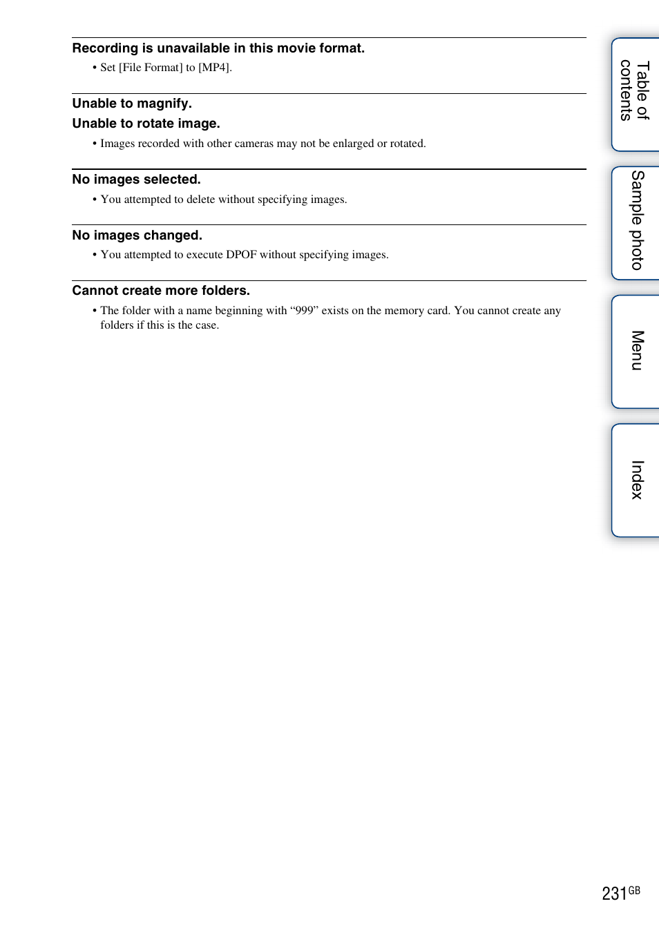 Sony NEX-5R User Manual | Page 231 / 247