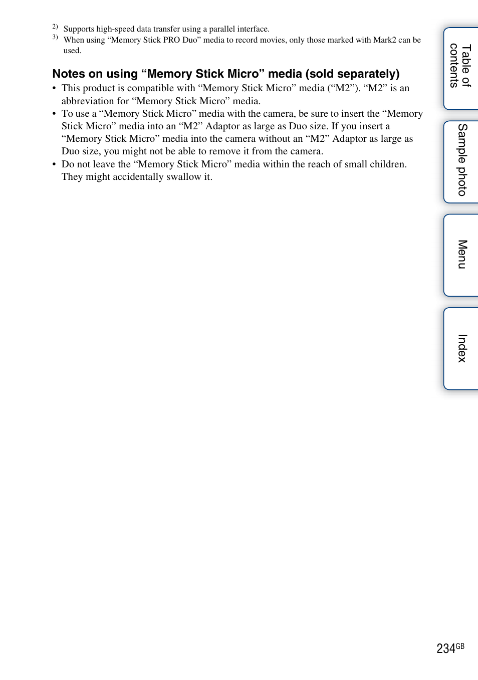 Sony NEX-5R User Manual | Page 234 / 247