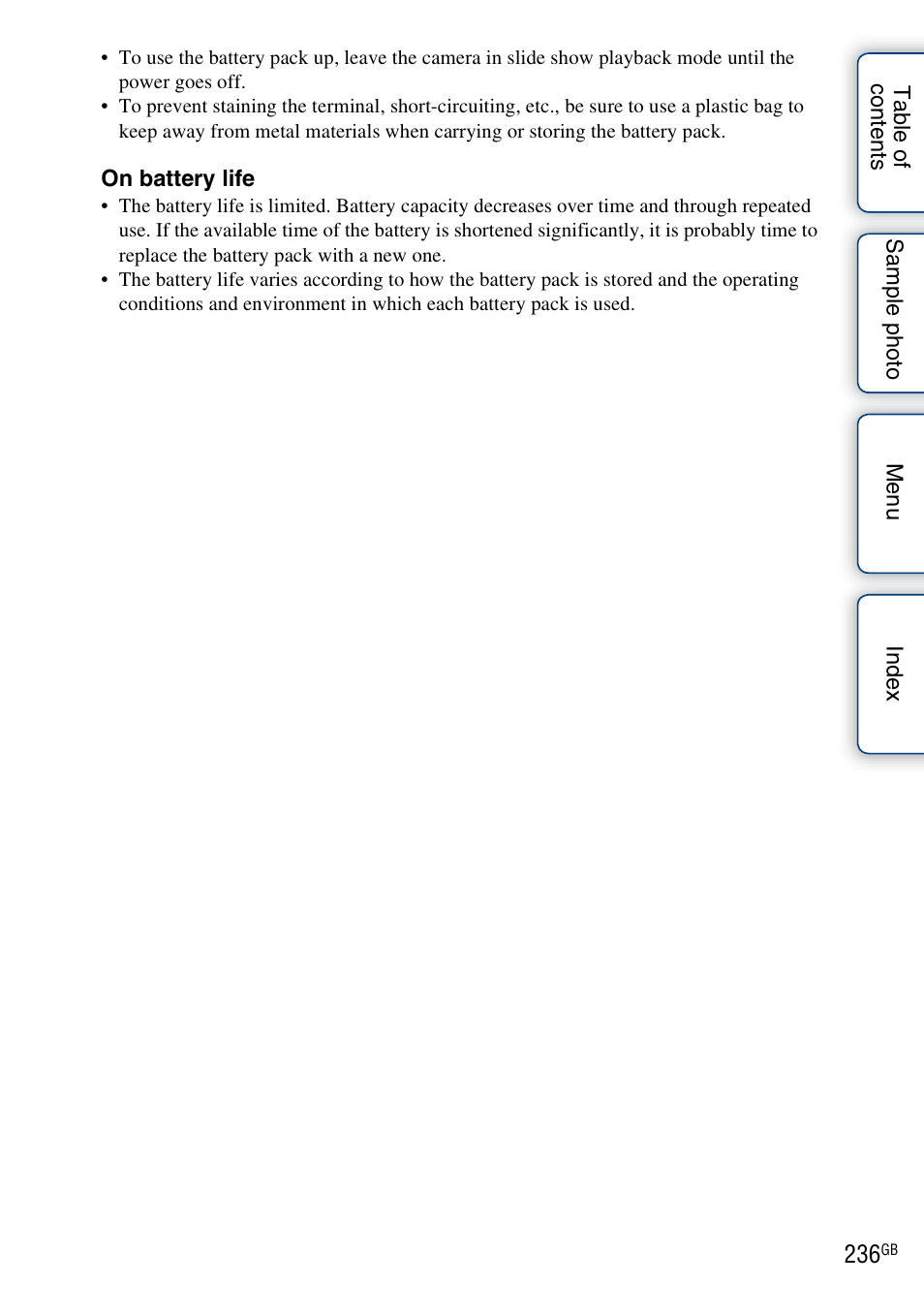 Sony NEX-5R User Manual | Page 236 / 247
