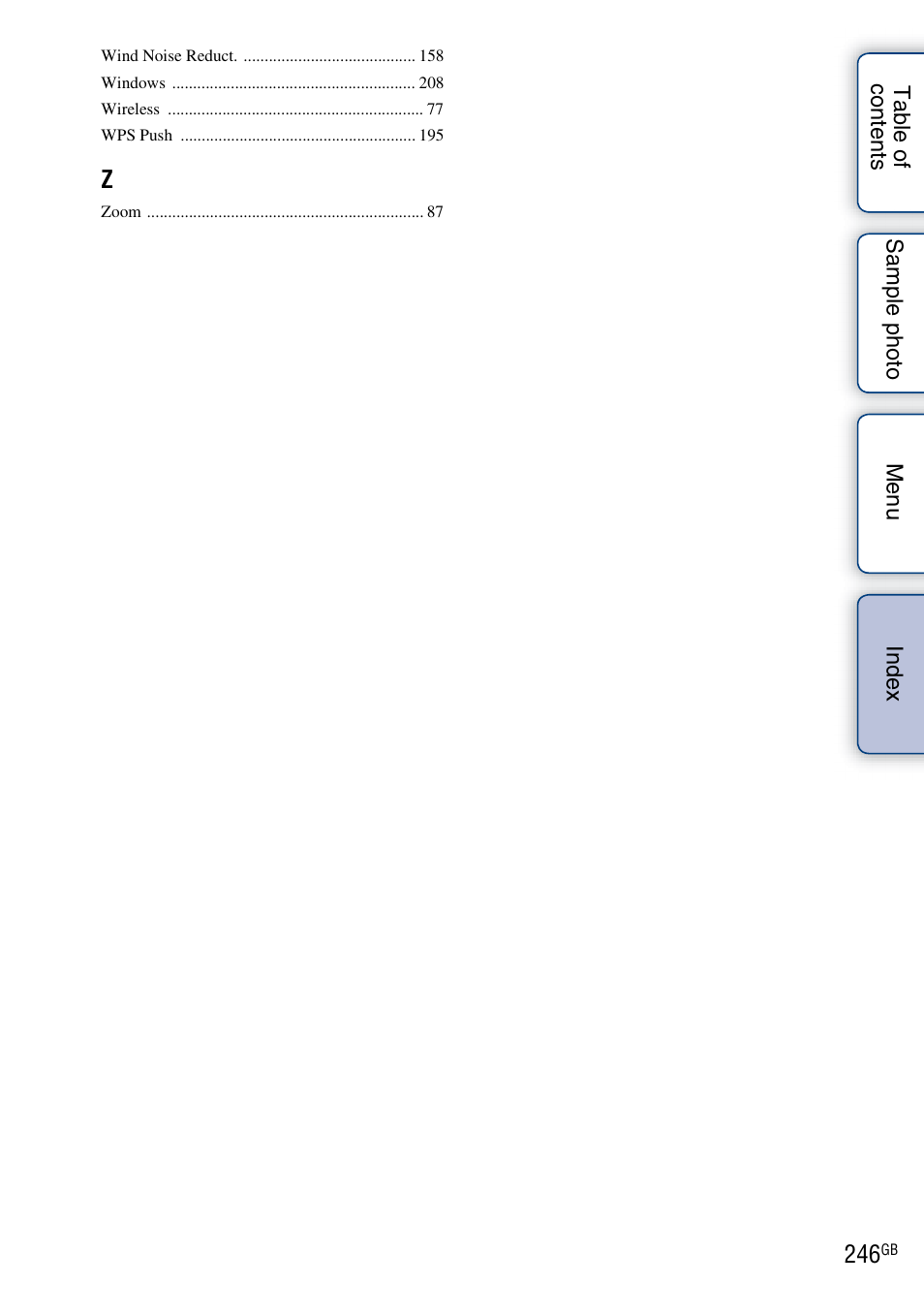 Sony NEX-5R User Manual | Page 246 / 247