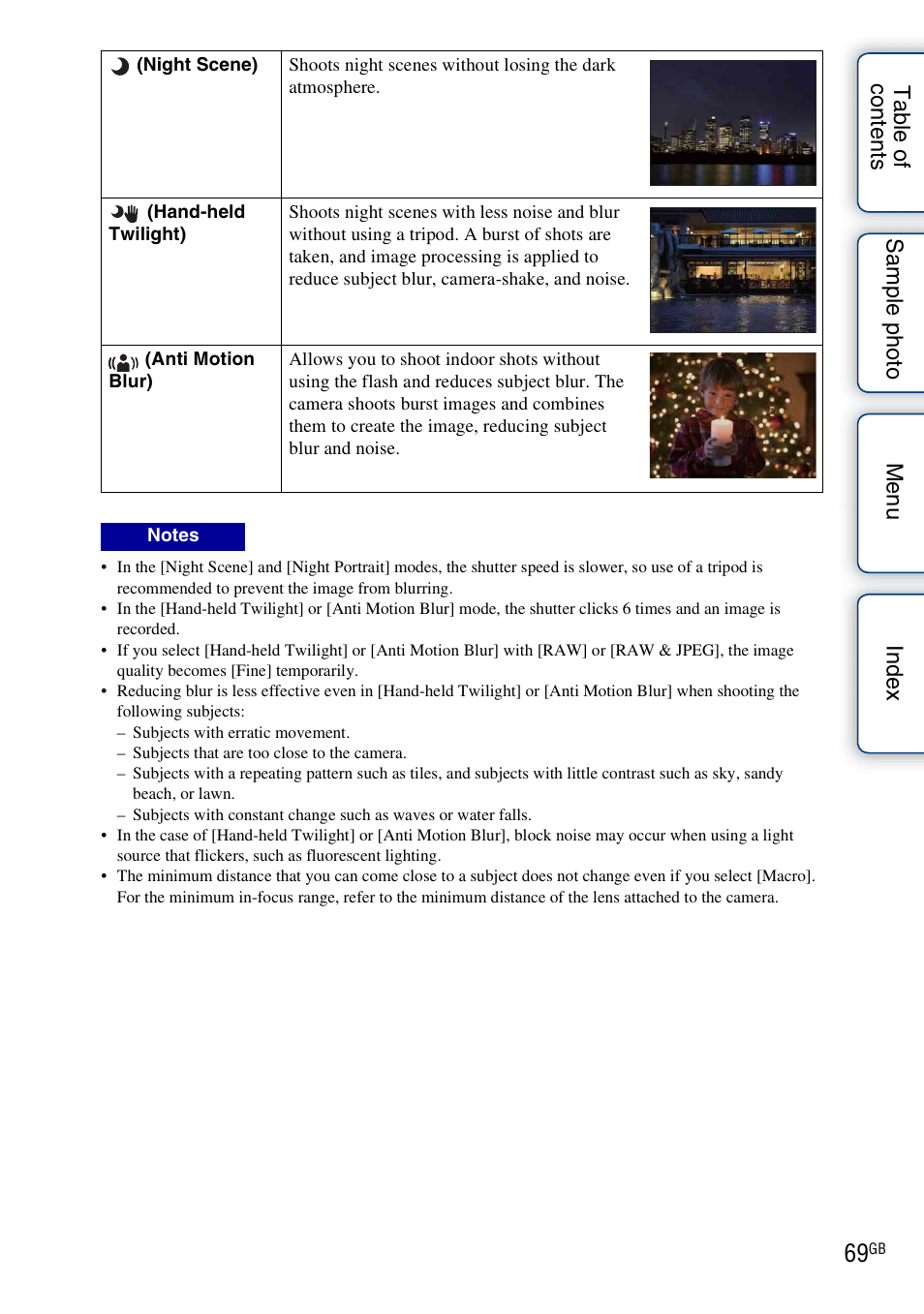 Sony NEX-5R User Manual | Page 69 / 247