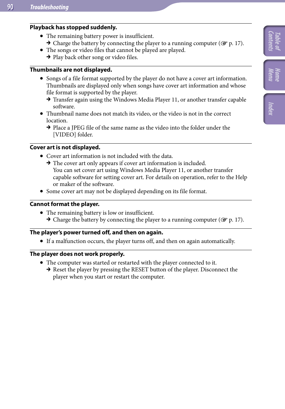 Sony NWZ-E345 User Manual | Page 90 / 119