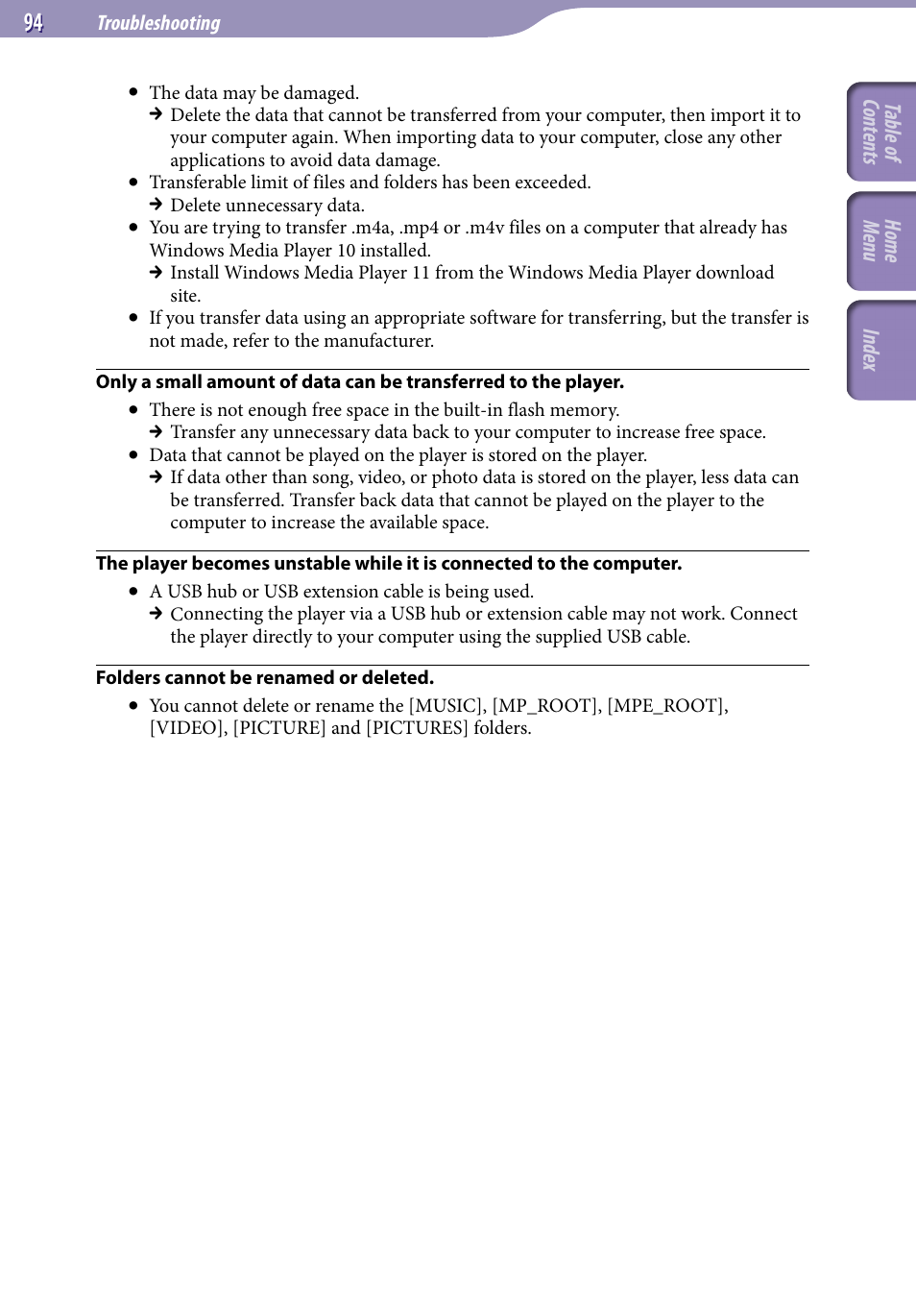 Sony NWZ-E345 User Manual | Page 94 / 119