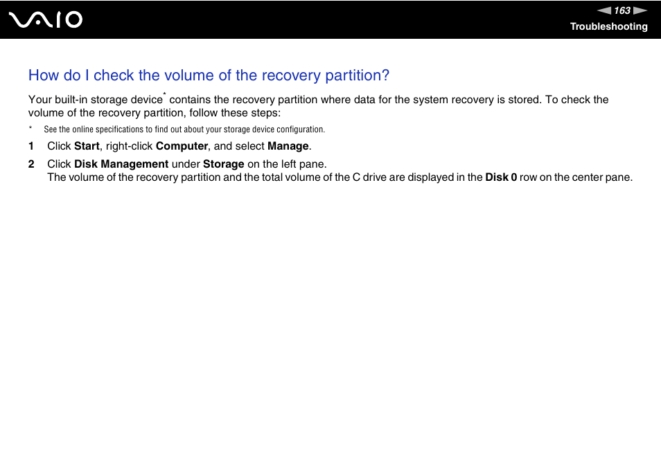 Sony VGN-AW190NAB User Manual | Page 163 / 220