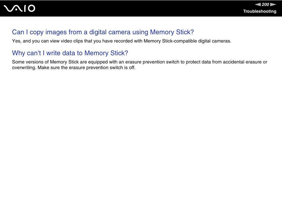 Sony VGN-AW190NAB User Manual | Page 200 / 220