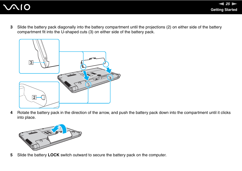 Sony VGN-AW190NAB User Manual | Page 25 / 220