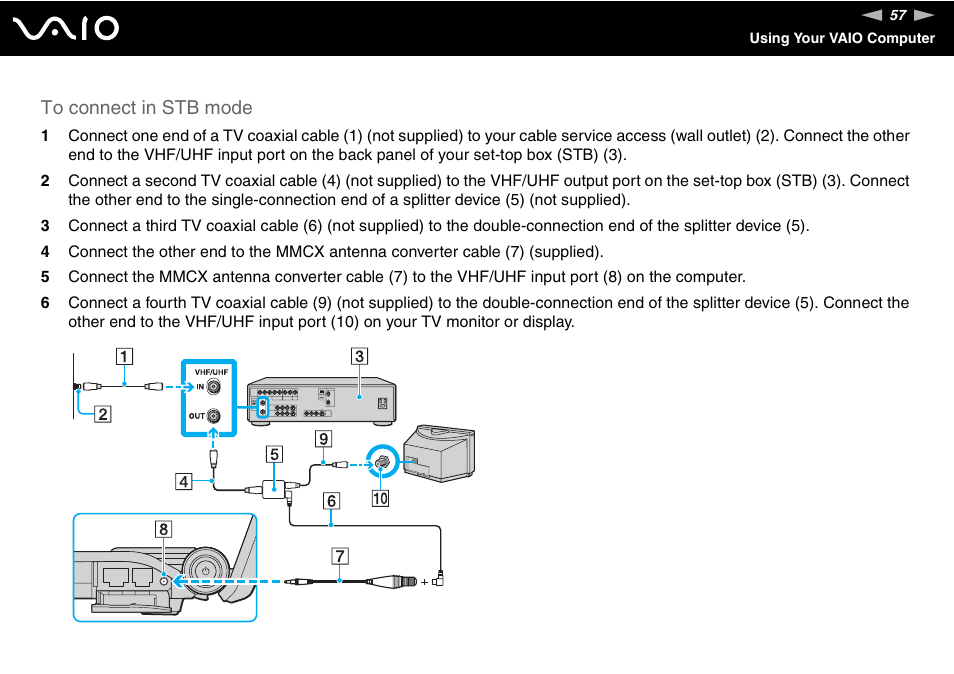 Sony VGN-AW190NAB User Manual | Page 57 / 220