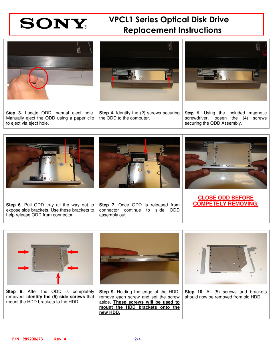 Sony VPCL137FX User Manual | Page 2 / 4