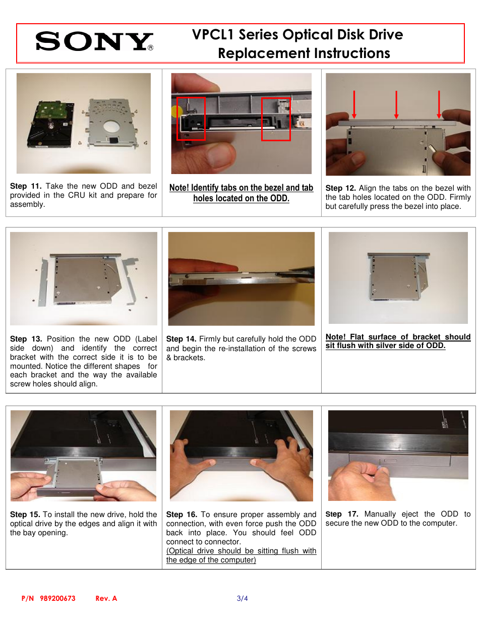 Sony VPCL137FX User Manual | Page 3 / 4