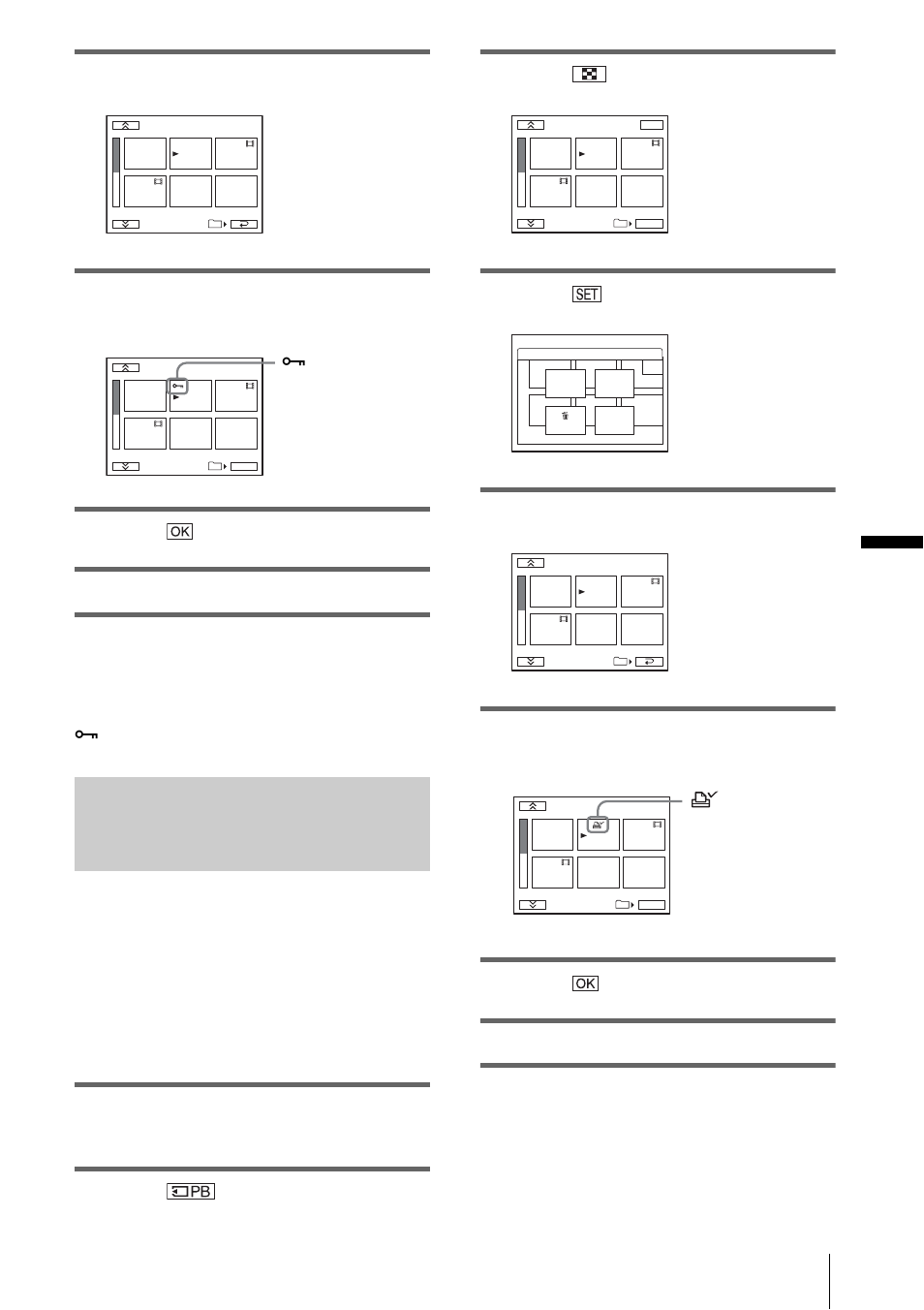 P. 109), Selecting still images for printing – print mark, Du b b in g /e d itin g | Sony DCR-HC85 User Manual | Page 109 / 152