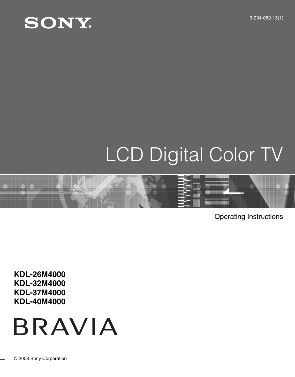 Sony KDL-26M4000 User Manual | 48 pages