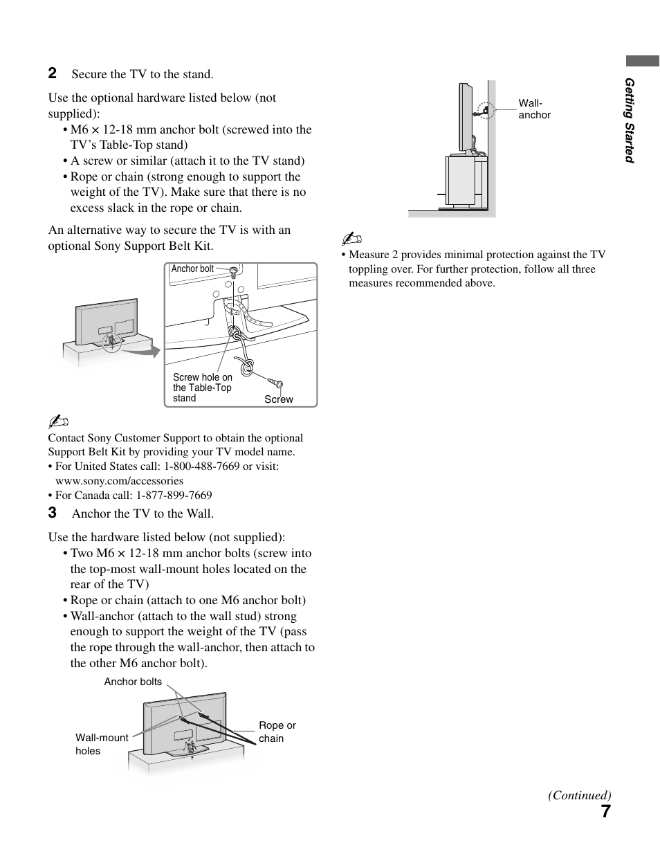 Sony KDL-26M4000 User Manual | Page 7 / 48