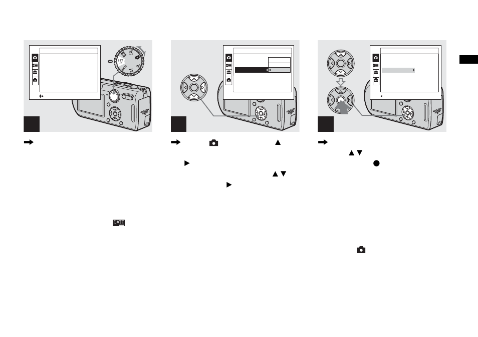 Inserting the date and time on a still image, Inserting the date and time on a still, Image | Sony DSC-P100LJ User Manual | Page 31 / 128