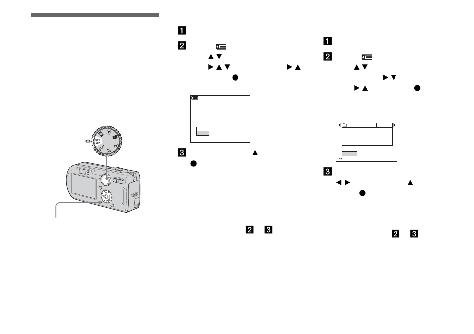 Creating or selecting a folder, Creating a new folder, Changing the recording folder | Sony DSC-P100LJ User Manual | Page 46 / 128