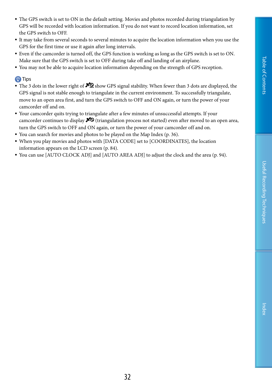 Sony HDR-TG5 User Manual | Page 32 / 123