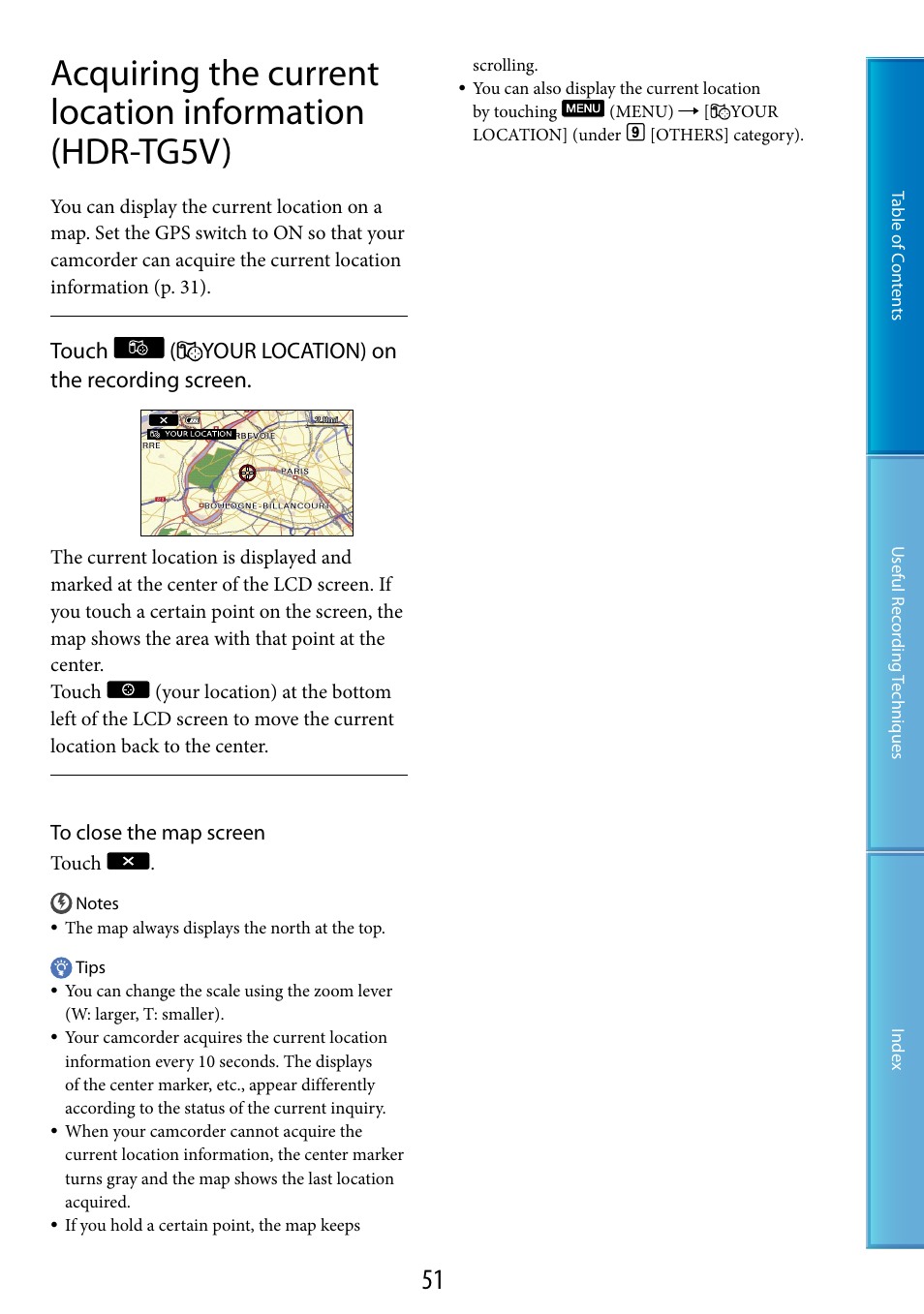 N (51) | Sony HDR-TG5 User Manual | Page 51 / 123