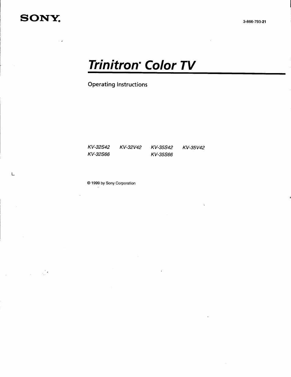 Sony KV-32S42 User Manual | 41 pages