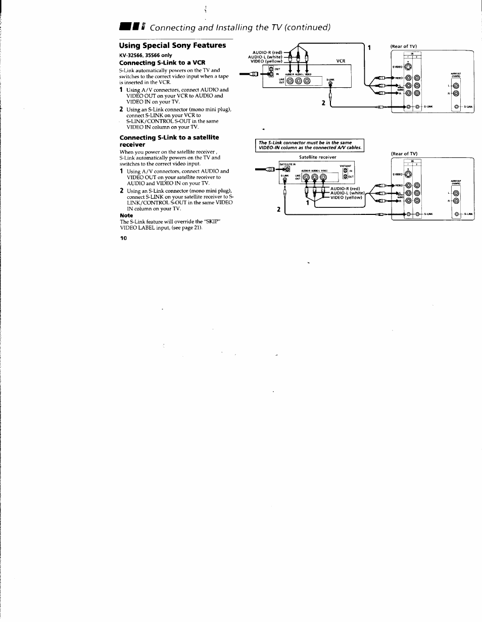 Using special sony features | Sony KV-32S42 User Manual | Page 16 / 41