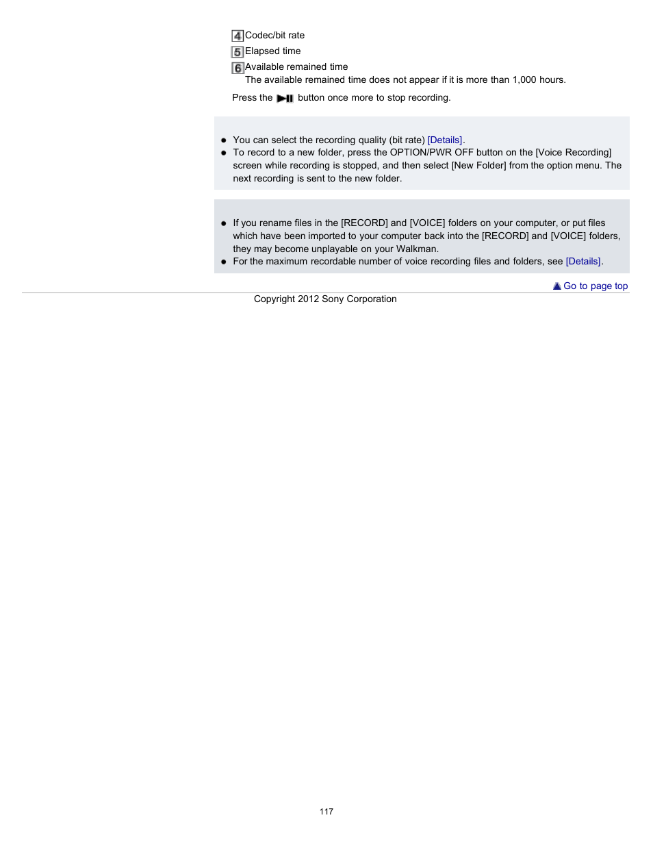 Sony NWZ-E475BLK User Manual | Page 117 / 231