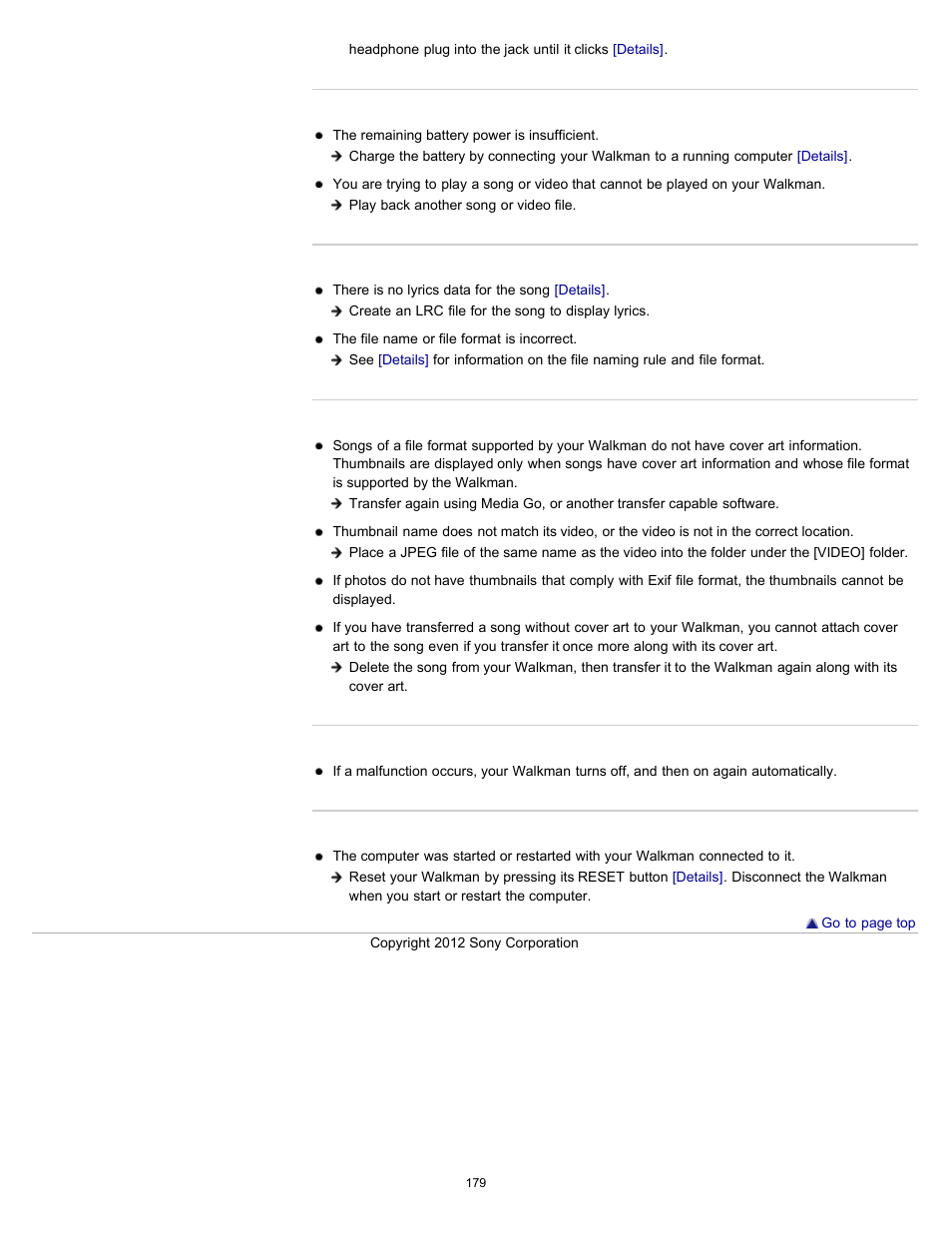 Sony NWZ-E475BLK User Manual | Page 179 / 231