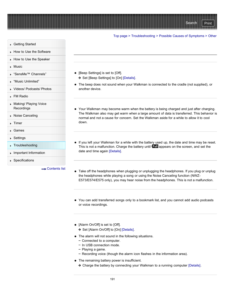 Other | Sony NWZ-E475BLK User Manual | Page 191 / 231