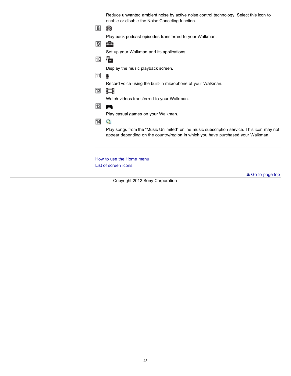 Sony NWZ-E475BLK User Manual | Page 43 / 231