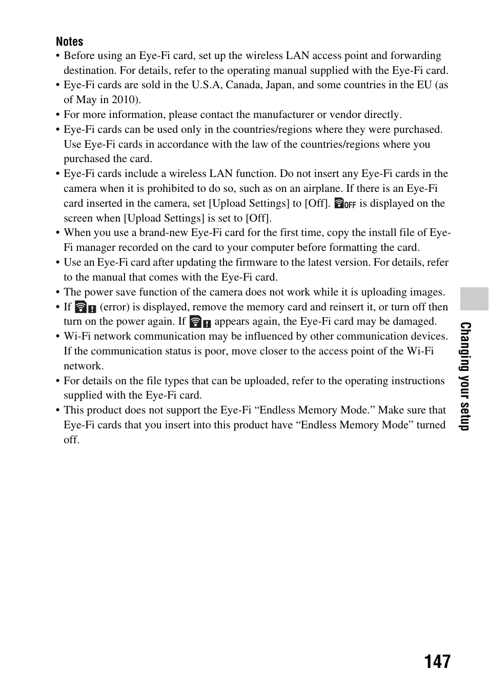 Sony DSLR-A580L User Manual | Page 147 / 199