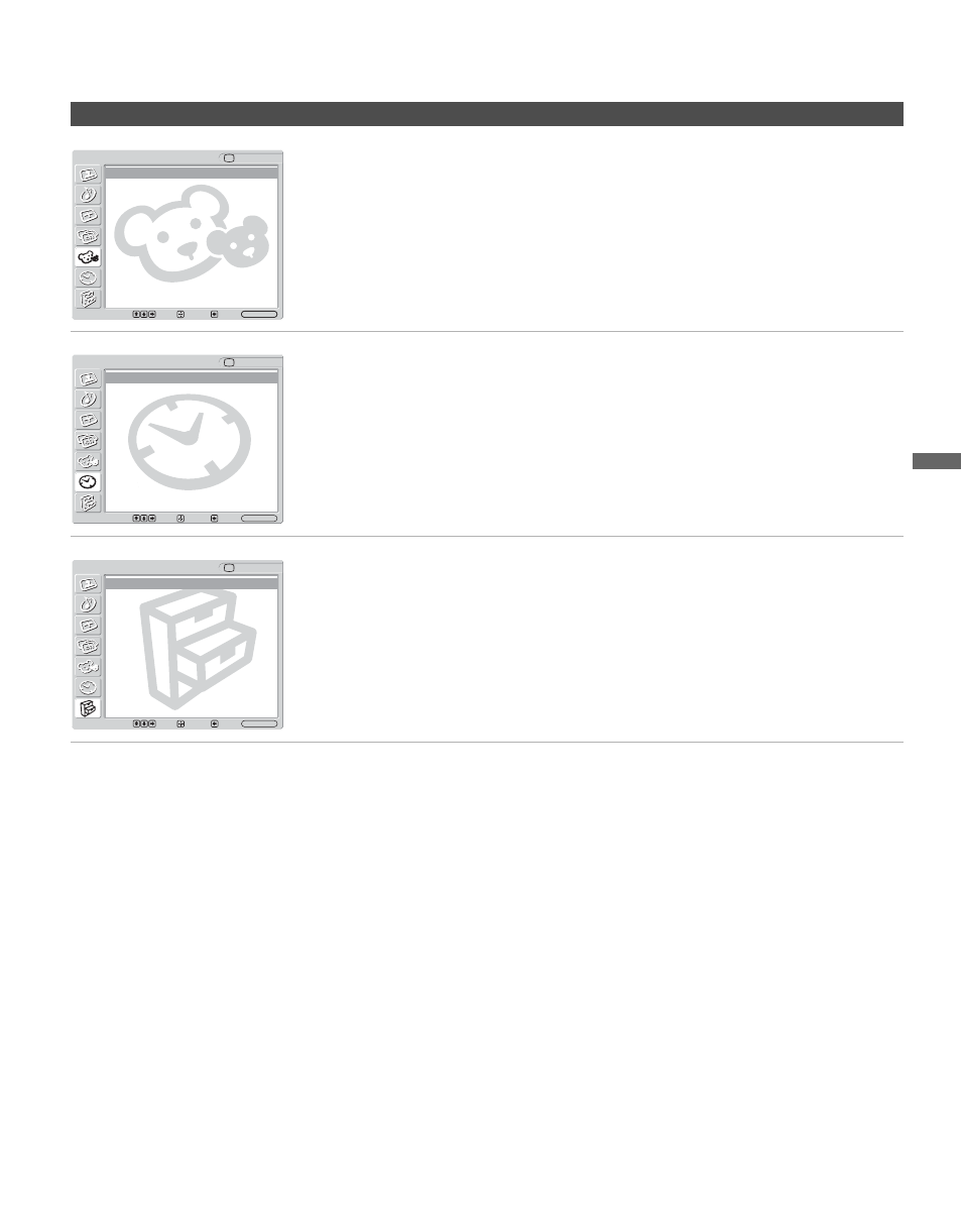 Using the settings, Us ing the setting s | Sony KLV-S32A10 User Manual | Page 47 / 72