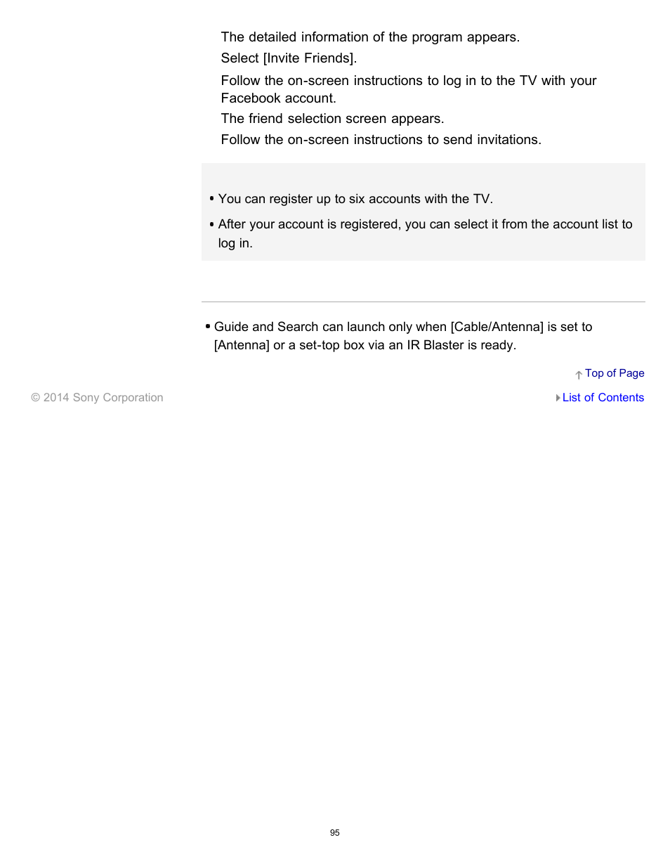 Sony XBR-55X900B User Manual | Page 101 / 255