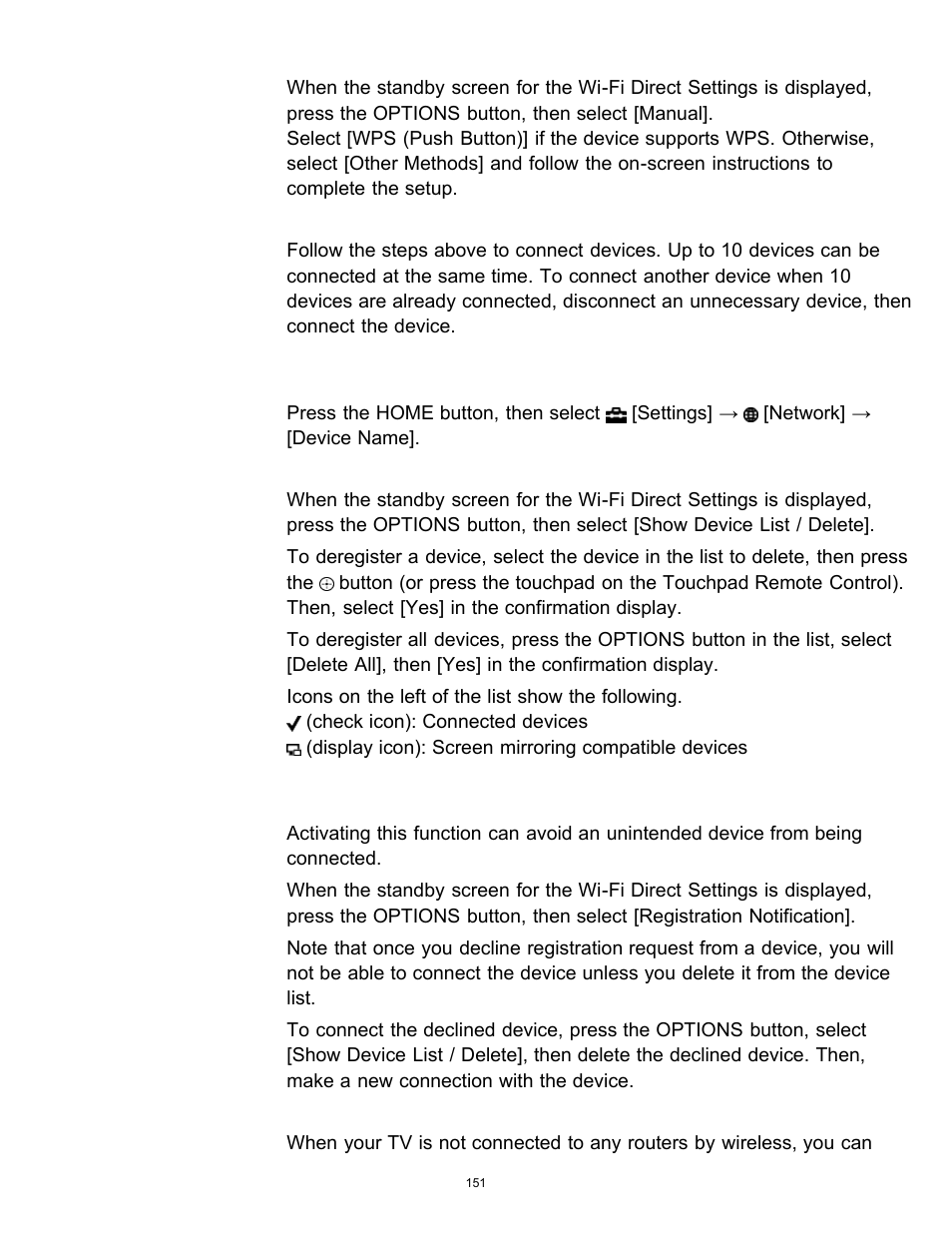 Sony XBR-55X900B User Manual | Page 157 / 255
